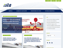 Tablet Screenshot of ista.com.es